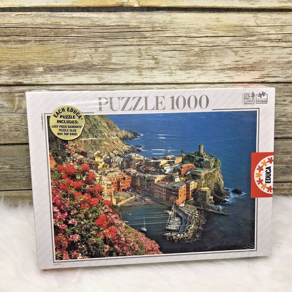 Educa Cinqueterre, La Riviera 1000 Jigsaw Puzzle
